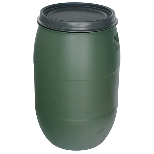 Barel Pannon Rainbarel 120 lit. 395 mm, zelený sud na dažďovú vodu, HDPE