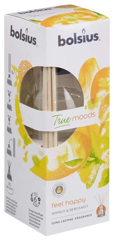 Difuzer bolsius True Moods, Feel happy (mango a bergamot)