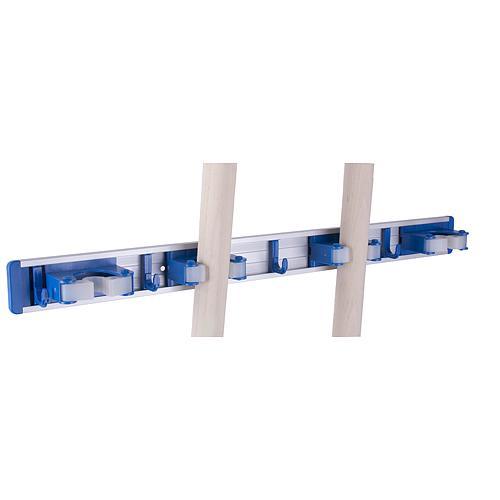 Držiak na náradie a násady TT5039, Alu + plast, 4 pozície, na stenu, 2-3 cm