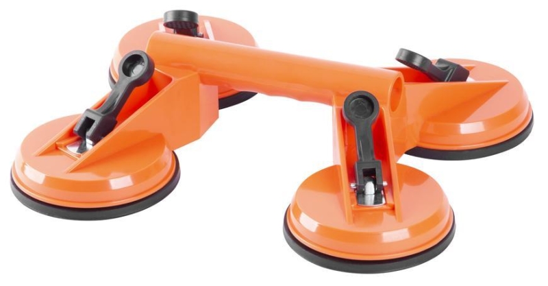 Držiak skla Strend Pro CUP-182, prísavný, 4-kupolový, plast