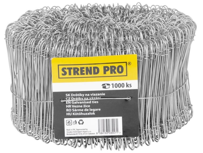Drôt Strend Pro WGT10, 1.1x100 mm, na viazanie, 1000 ks, Zn