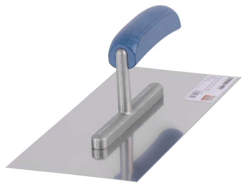 Hladítko Strend Pro Premium, 270x130 mm, rovné, nerezové, s drev. rúčkou