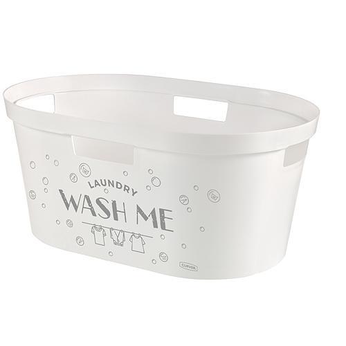 Kôš Curver® INFINITY 39L, Wash Me, 59x27x39 cm, na bielizeň, prádlo