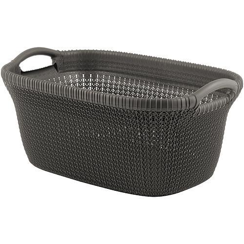 Kôš Curver® KNIT 3677 40L, hnedý, 60x27x39 cm, na bielizeň, prádlo