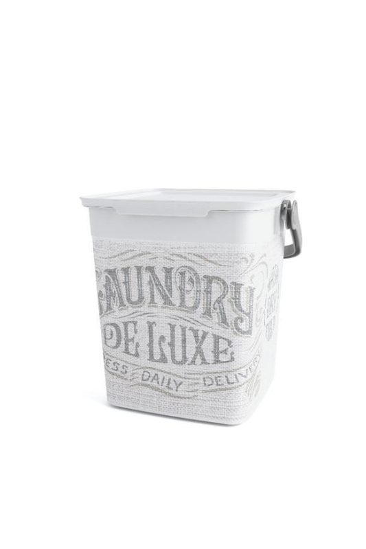 Kôš KIS Chic Home Service, sivý, 23x25,5x25 cm, na bielizeň, prádlo