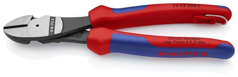 Klieste KNIPEX 74 02 200 T, 200 mm, stipacie, bocne, silove
