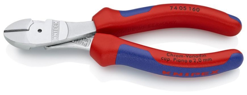 Klieste KNIPEX 74 05 160, 160mm, stipacie, bocne, silove, CrV