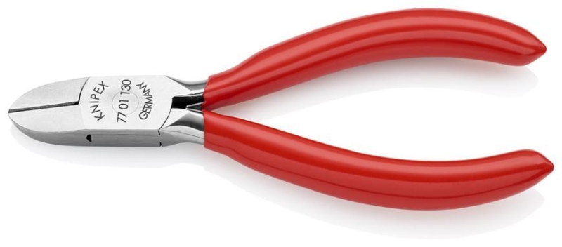 Klieste KNIPEX 77 01 130, 130 mm, stipacie, bocne, pre elektroniku, prievl. klb