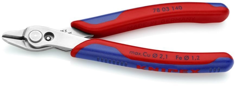 Klieste KNIPEX 78 03 140, 140 mm, stipacie, bocne, jemna mechanika, XL