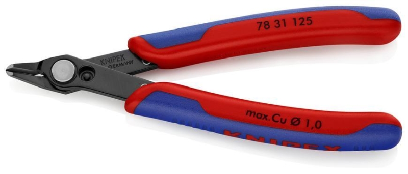 Klieste KNIPEX 78 31 125, 125 mm, stipacie, bocne, jemna mechanika