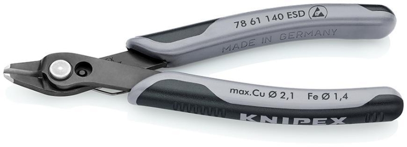 Klieste KNIPEX 78 61 140 ESD, 140 mm, stipacie, bocne, jemna mechanika, XL