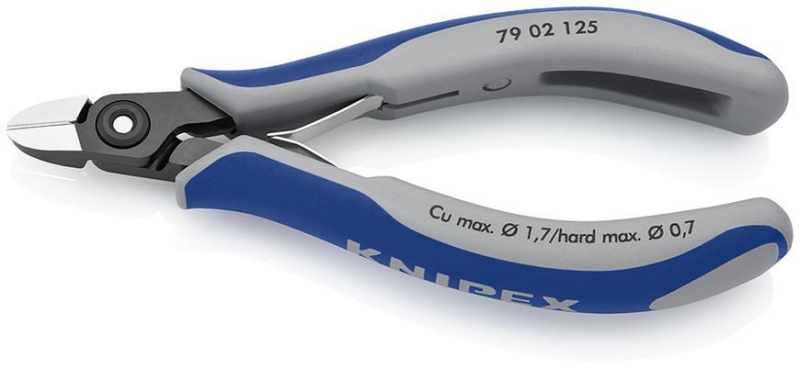 Klieste KNIPEX 79 02 125, 125 mm, stipacie, bocne, precizne, elektronika