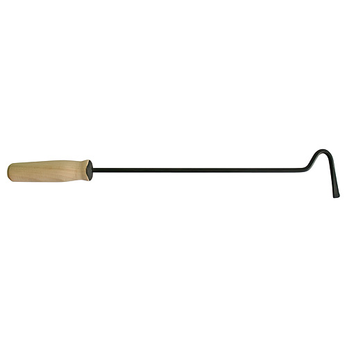 Kutáč Strend Pro roštový, drevenná rúčka, kutáč ku krbu s háčikom