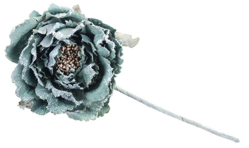 Kvet MagicHome, pivónia, zelená, stonka, veľkosť kvetu: 11 cm, dĺžka kvetu: 21 cm, bal. 6 ks