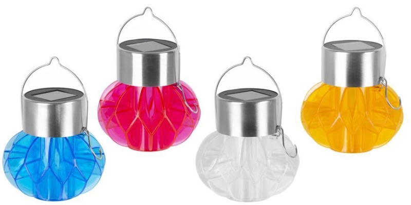 Lampa Solar Libertas, nerez, 09x36 cm