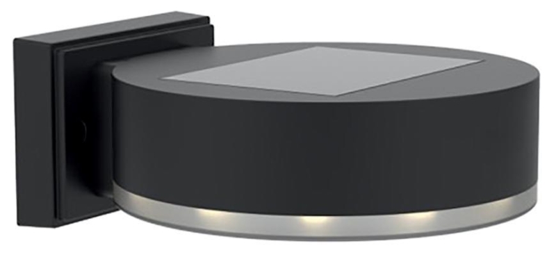 Lampa solárna SMD LED, stena/plot, 2ks, 14x12x5,5cm