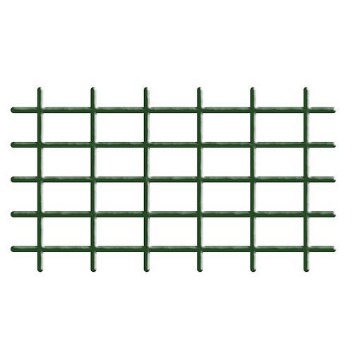 Mriežka Garden MEK6 145x42,5 cm, 4/4,7 mm, PVC/oceľ, oporná na kvety, zelená, záhradnícka