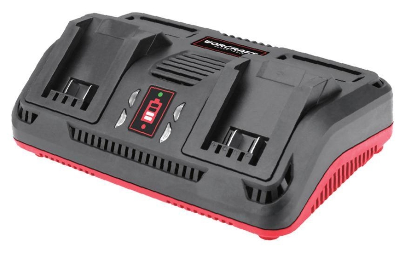 Nabíjačka Worcraft CLC-20V-4.5D ShareSYS, séria S20Li, 2x aku, rýchlonabíjačka