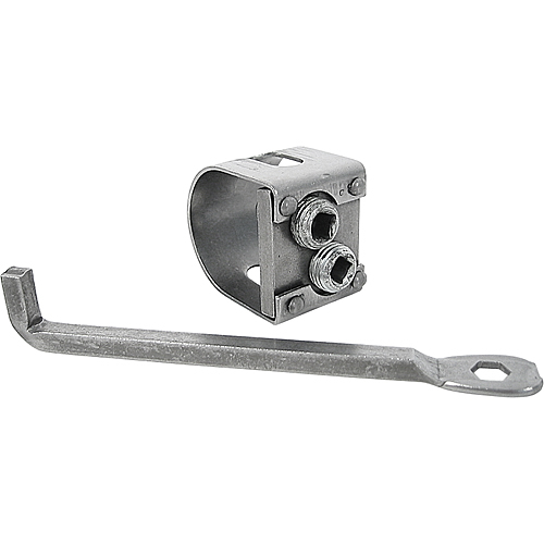 Objímka na kosu KOVO, 2 skrutky s kľúčikom