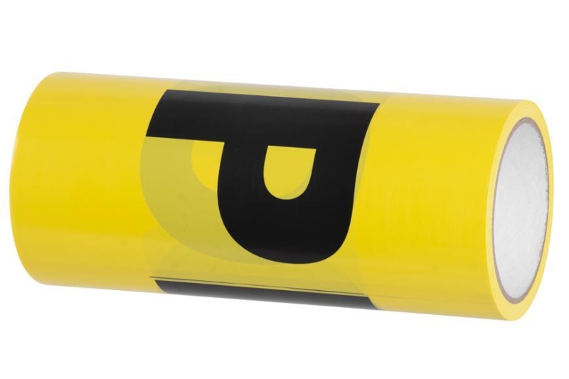 Páska Strend Pro, 220 mm/20 m, výstražná, "POZOR PLYN"