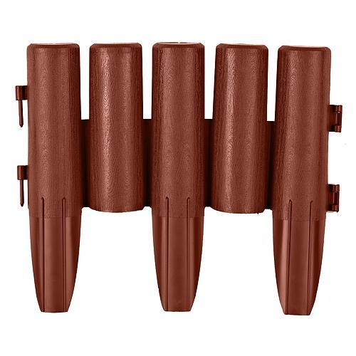 Palisáda GE037, 27x24 cm, PP, terakota, flexi, 2,16m, bal. 8 ks