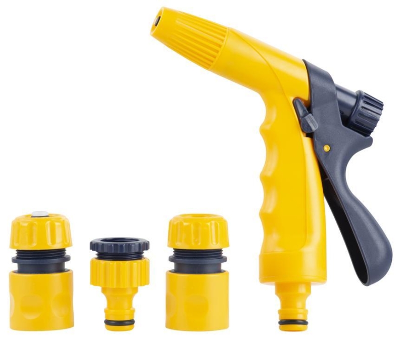 Pištoľ Strend Pro Garden DY2321, zavlažovacia, záhradná, spojka, STOP spojka, adaptér