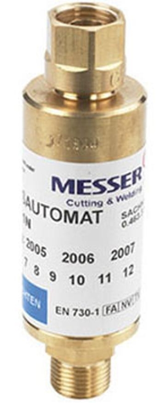 Poistka Messer 0.463.291, DG91N • G1/4" RH, Oxy, 15bar/52m3/h