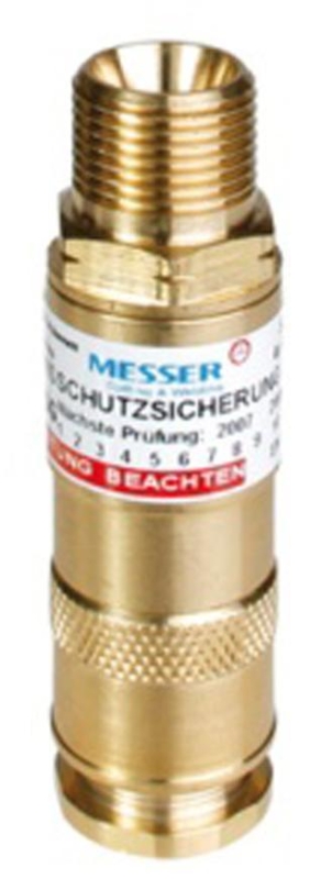 Poistka Messer 0.463.356, DKSG • G3/8" RH, Oxy, 20bar