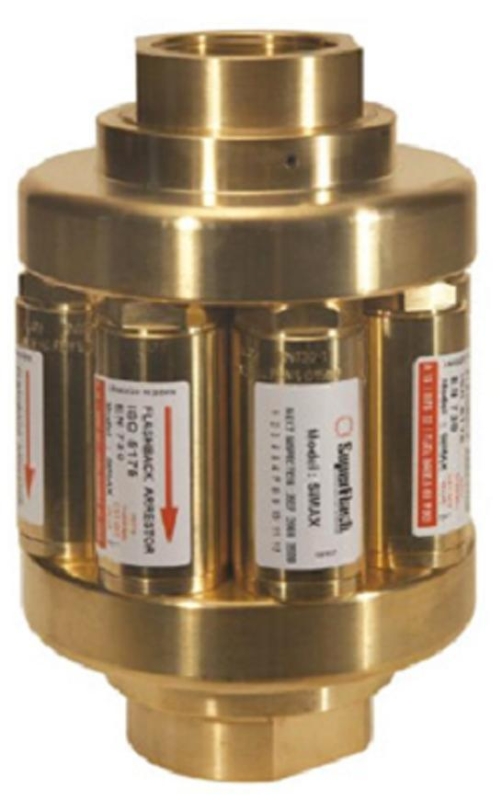 Predloha Messer 0.463.816, Simax 5 • G1" RH, Oxy, 15bar/250m3/h