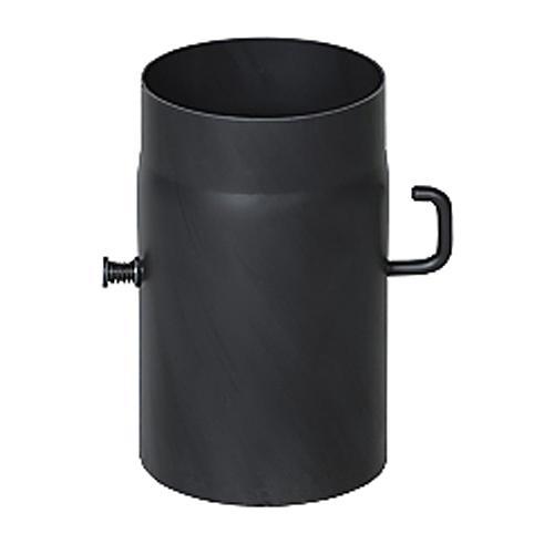 Rúra HS K0250/150/1,5 mm, s klapkou, krátke ťahlo, dymovod, oceľová hrubostenná dymová rúra