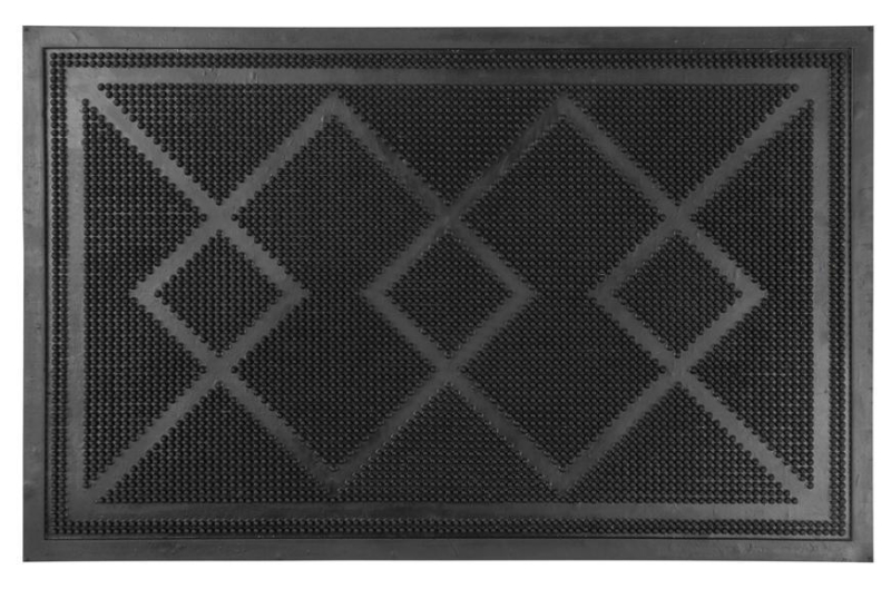 Rohožka MagicHome RBR 005 Geometry, 35x55 cm, guma