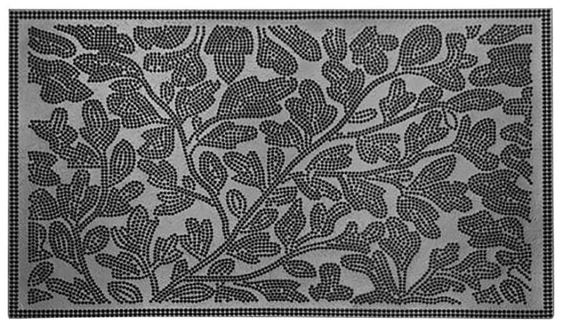 Rohožka MagicHome RBR 116, Plants, 58x36,5 cm, guma