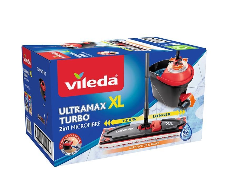 Súprava upratovacia Vileda Ultramax XL TURBO mop+vedro
