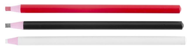 Sada ceruziek Strend Pro PS120, značkovacích, čierna/biela/červená