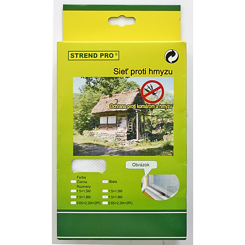 Sieť FlyScreen2 150x090 cm, proti hmyzu a komárom, čierna PE
