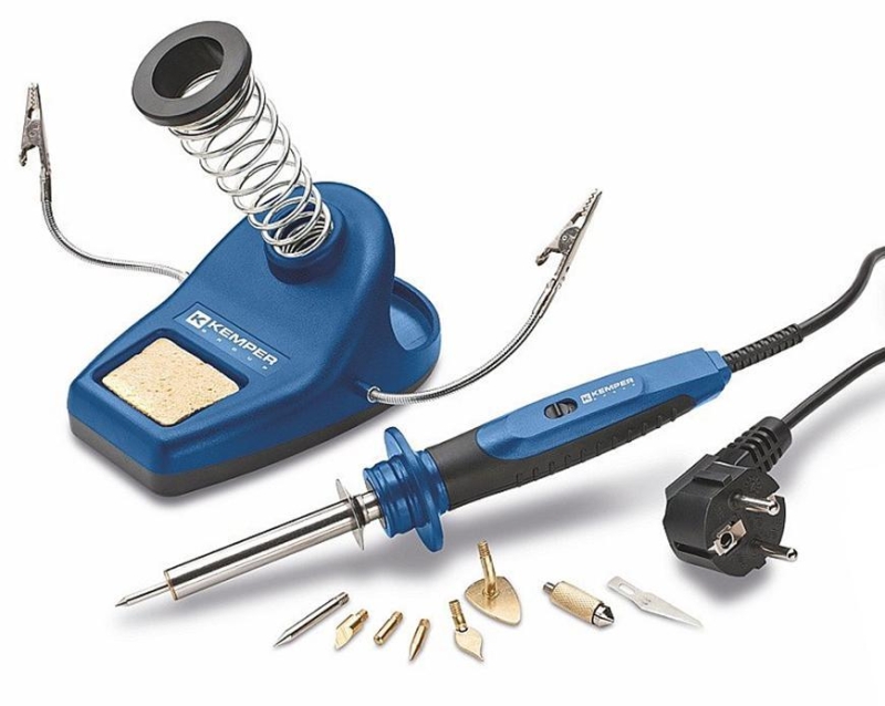 Spajkovacka KEMPER 1500KIT, súprava, vypaľovačka do dreva