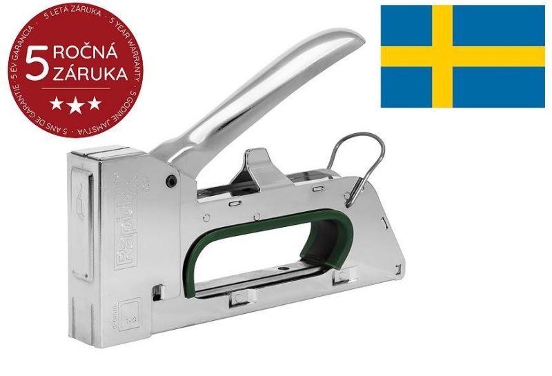 Sponkovačka RAPID R14, ručná sponkovačka čalunícka, na drevo, spony 140 6-8 mm