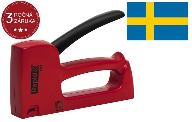 Sponkovačka RAPID R53, ručná, čalunícka, na drevo, spony 53 4-10 mm