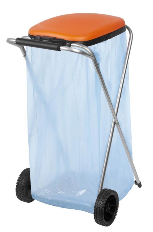 Stojan Strend Pro Move & Up, Solo, oranžový, s kovovou mriezkou, na kolieskach