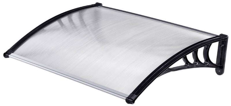 Strieška nad dvere DIY501, 080 x šírka 100 cm, polykarbonátová