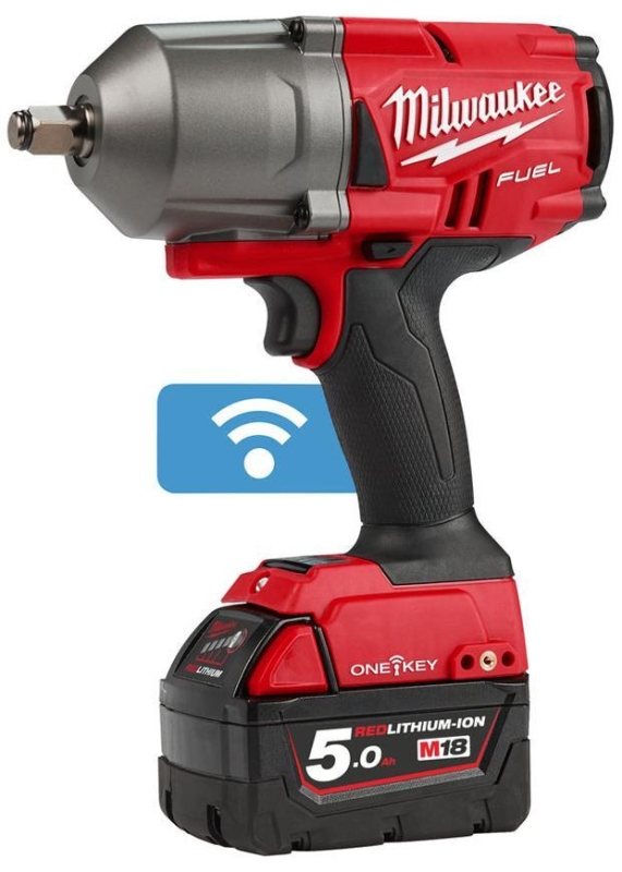 Utahovak Milwaukee M18 ONEFHIWF12-502X, 2x5.0Ah, 1898Nm, 1/2