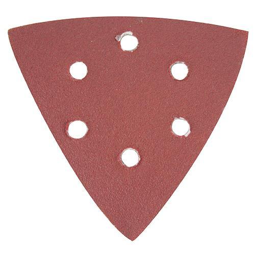 Výsek Worcraft MF-300, 6 dier, brúsny, Triangle, 10 ks, P080