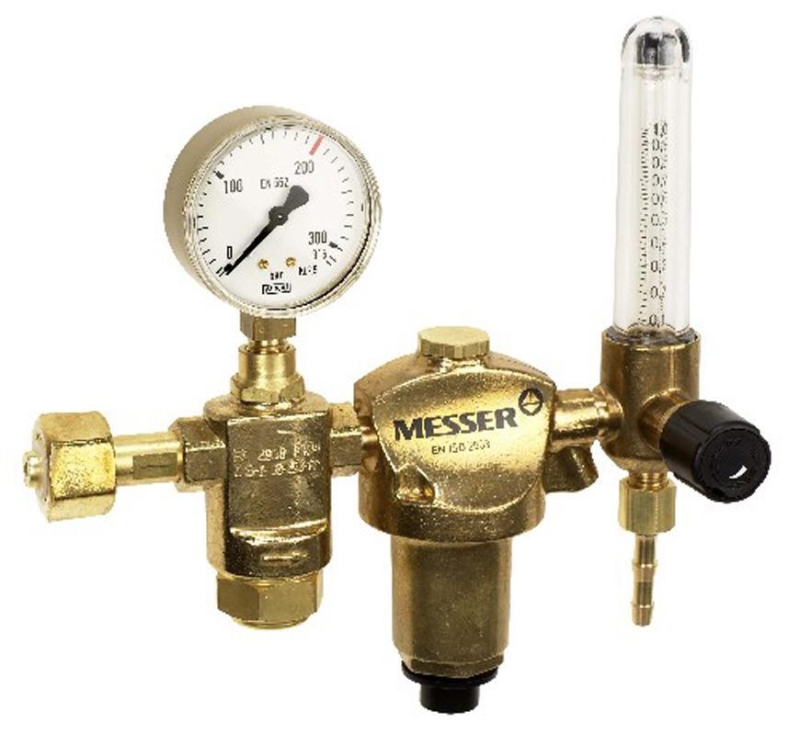 Ventil Messer 716.20131, G1/4" DN6, 1l, Ar/CO2, prietokomer