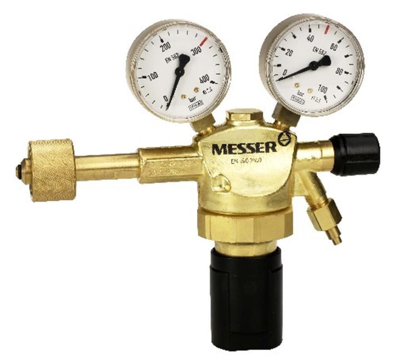 Ventil Messer 717.06724*, G1/4", DN6, 20bar, Stlac. vzduch, vstup 300bar