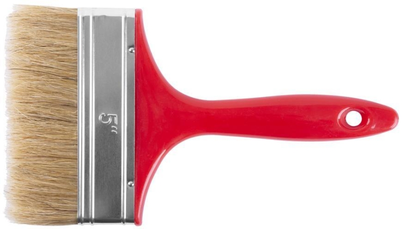 Štetec Strend Pro Brisk 5,0", plochý, Red.hand, s PVC rúčkou